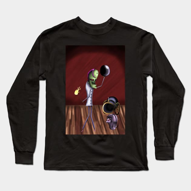 Dr Zalost Long Sleeve T-Shirt by WhiteMageofTermina